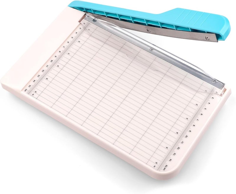 BAOFALI 9 Inch Guillotine Paper Trimmer with Grid Inches and Centimeters Cut Length Guillotine Cutter for Paper Crafts Photos Cardstock, Cardboard, Vinyl, Crafts,Scrapbooking Office - Image 1